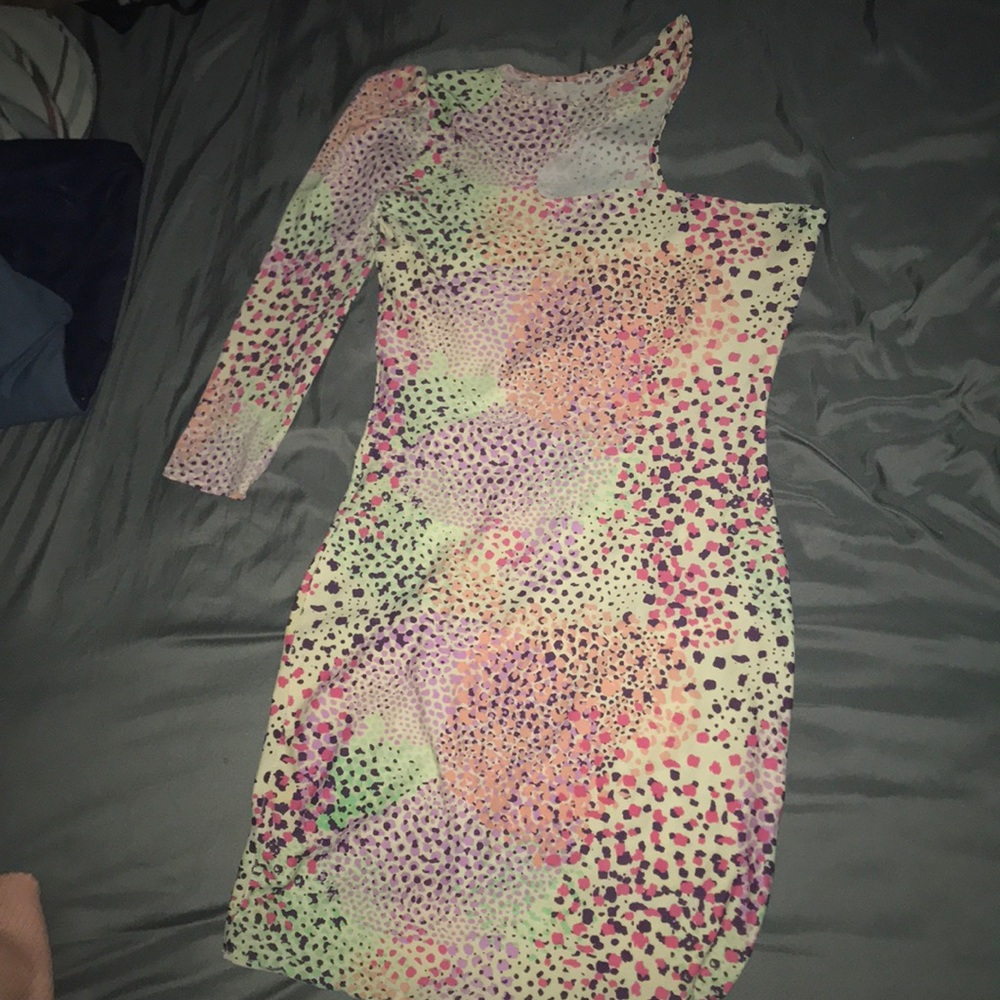 Multi Color Bodycon Dress